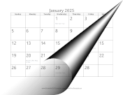 2025 Calendar (12 pages)