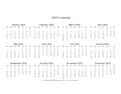 2025 Calendar One Page Large Horizontal calendar